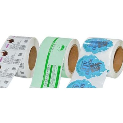 China Label Paper Sticker Roll Shipping Labels Anti Counterfeit Customized Packaging Label Services Thermal for sale