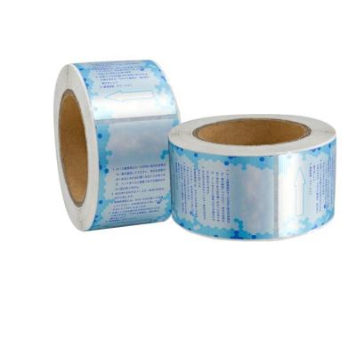 China Recyclable Waterproof Barcode Waterproof Adhesive Stickers For Label Printed Transfer Polyester Blank Thermal Label Roll for sale