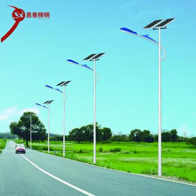 China New super bright street light rural waterproof outdoor road solar led house pole 100W yard 100W for sale