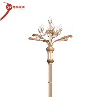 China Chinese Custom Outdoor Square Magnolia Road Municipal Road Lamp Large Scale Project LED Landscape Light for sale