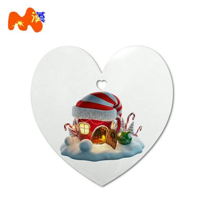 China Christmas Tree Ornament process manufacturer of decoration etc. Christmas Gift U05 Blank Jewelry Charm Sublimation Home Jewelry Charm for sale