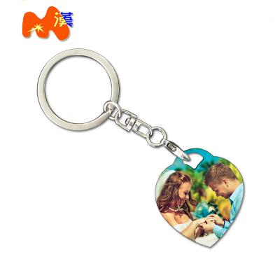 China Sublimation Heat Transfer Blanks Sublimation Keyring A321 Sublimation MDF Key Chain Key Rings for sale