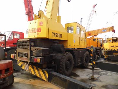 China USED TADANO TR250M-5 ROUGH TERRAIN CRANE SALE for sale