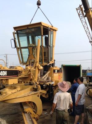 China Used CAT 140H Motor Grader Sold to Kenya Mombasa Port for sale