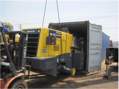 China Used KOMATSU WA380-3 Wheel Loader Sold to Jordan Aqaba port for sale