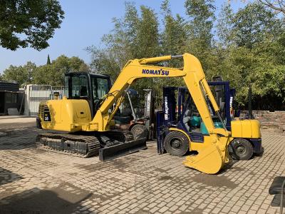 China Front blade available Used KOMATSU PC56-7 Excavator For Sale/KOMATSU PC56 Excavator for sale