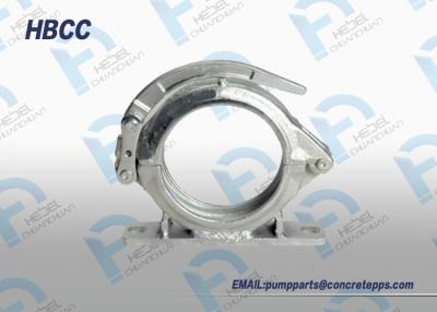 China DN125 mounting Lever clamp coupling for concrete pump pipe, snap clamp with base for sale