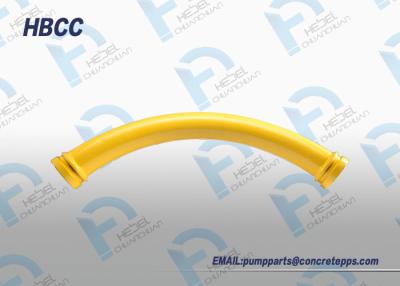 China Stationary long radius Standard concrete pump bend SK flange for sale