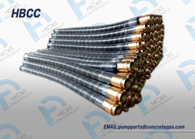 China concrete pump rubber end hose concrete/ cement discharging rubber hose for sale