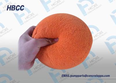 China concrete pump pipe cleaning spong balls rubber sponge cleaning ball for sale