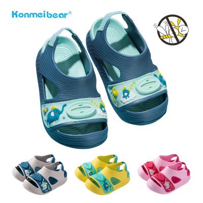 China Outdoor Kids Mosquito Repellent Rubber Breathable Lightweight Adjustable Straps EVA Baby Sandals for sale