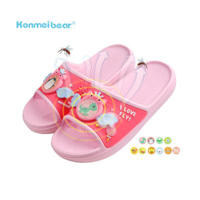 China Waterproof 2021 Popular Mosquito Repellent Children's Bedroom Children's Slippers Slippers for sale