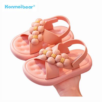 China 2022 Fashion Flower Waterproof PVC Kids Sandals Kids Sandals for sale