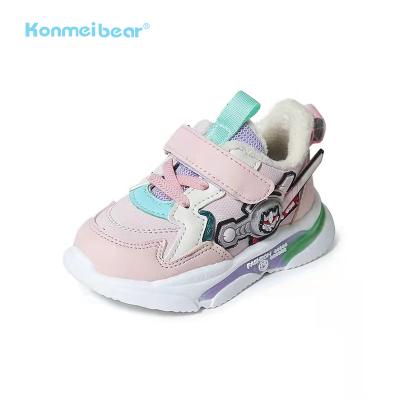 China Around 2022 New Designs For Winter Keep Warm Boys Girls Sport Soft Unique Kids Shoes With Fur for sale