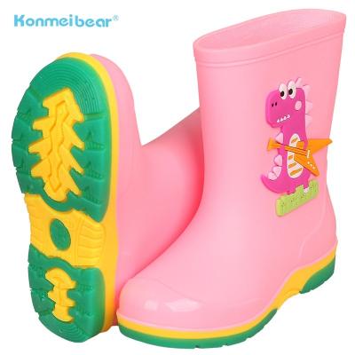 China 2022 fashion trend summer PVC cartoon children raining boots than children raining boots for sale