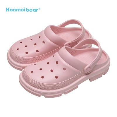 China 2022 Lightweight Thick Sole EVA Lady Clogs Woman Garden Shoes Lady Garden Clogs for sale