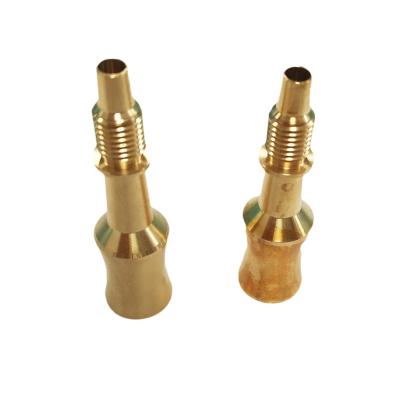 China Brass Provide suona brass accessories CNC lathe CNC processing small copper shaft components turning and composite processing for sale