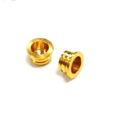 China Brass Custom Precision Cnc Machining Brass Copper Parts Machined Brass Bushing for sale