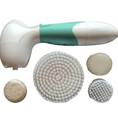 China 2023 Electric Sonic Facial Massager Machine Soft DEEP CLEANSING Face Wash Face Scrubber Cleansing Brush Exfoliator Facial Brush for sale