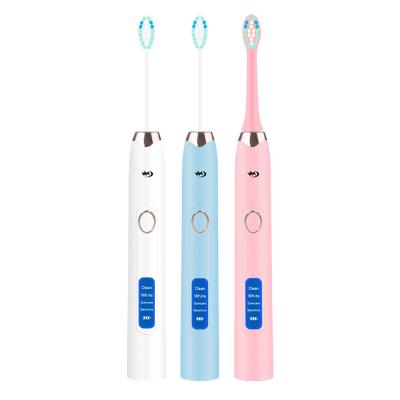 China soft bristle toothbrush for Intelligent Auto Ultra Sonic Electric Teeth Brush W10 china manufacturer for sale