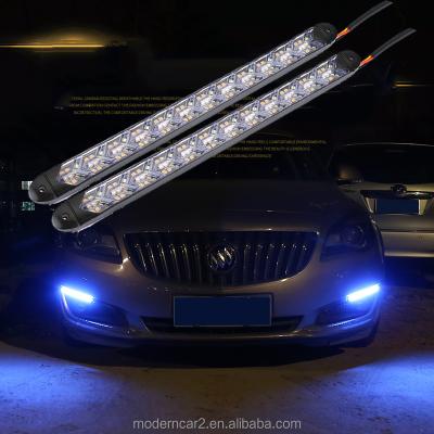 China 2Pcs Waterproof Sequential Flexible Led Highlight DRL Strip Lamp With Turn Signals For Car 12V Daytime Running Light Drl Strip for sale