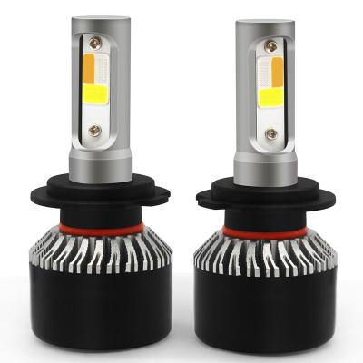 China H7 9005 H1 H11 H3 HB3 HB4 H9 LED Headlight DC 12V 4Colors Flash Strobe RGB Headlight Fog Bulbs Car Light Replacement Waterproof Universal for sale