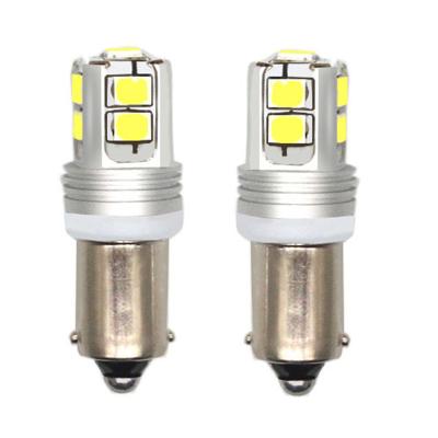 China Error Free Ba9s 3030 10smd Parking Reverse Lamp Ba9s 10SMD 3030 Chips License Plate Light Auto Car Led Bulb BA9S BAX9S BAY9S H21W H6W for sale