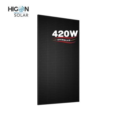 China Residentail/Commercial New Tech All Black 420W 425W 440W TW Mono n-type Offset Solar Panel In Eu Hot Sale for sale