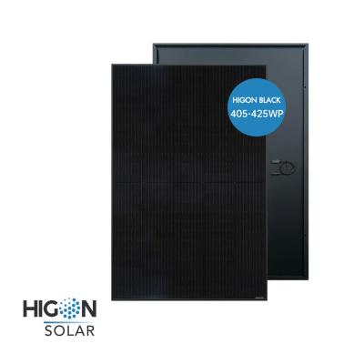 China Residentail / Black Panel Good Commercial Prices Full 425 Watts 425W 415W 410W Mono Solar Panels Kit For Solar Home Use for sale