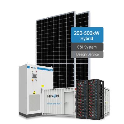 China Stock 300Kw 400Kw 500Kw Solar Battery Energy Home Storage Pump Eu Higon Hybrid System For Agriculture Irrigation Germany for sale