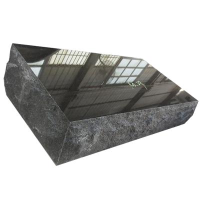 China Modern Black Huge Gravestone Cemetery Monument Headstone Granite Memorial Headstone Bevels for sale