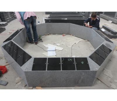 China Modern Monument Tombstone Design Granite Mausoleum Cremation Urn Columbarium for sale