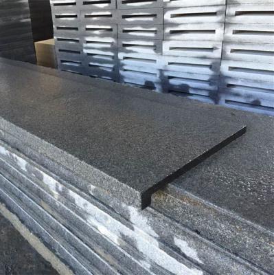 China Chinese Modern Cheap Natural Flamed Gray Granite Tile for sale