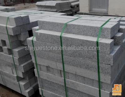 China Side Light Gray Granite Curbstone, Way Paver G341 Kerbstone for sale