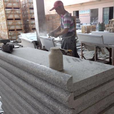 China Gray Granite Flamed Pool Coping Coping for sale