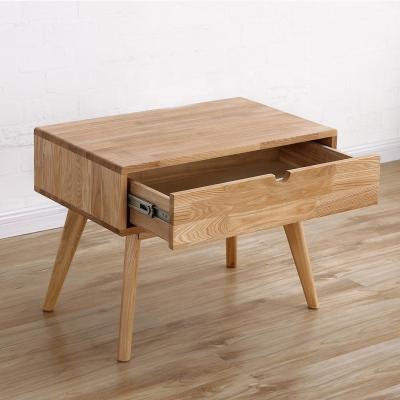 China Fancy Modern Nordic Contemporary Industrial Storage Bedroom Furniture Wide Wooden Bedside Tables for sale