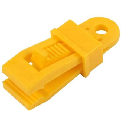 China Keeps Tarps Securely Grommet Hole Accepts Hooks 56795#Alligator Plastic Tarping Clamps Tarp Clips for sale