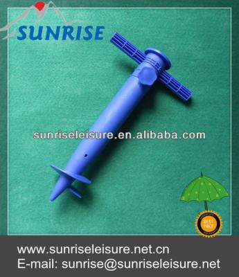 China Suitable for umbrella diameter from 25mm to 34mm beach umbrella 66118-E# plastic sand anchor for sale