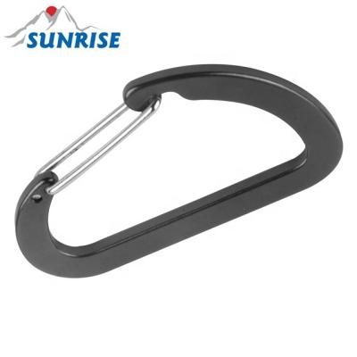 China 57391B#Multisize Aluminum Metal Carabiner Hook Security Clip Locking Carabiner for sale