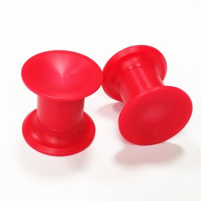 China OEM Pom Parts Milling Cnc Turning Pom Parts Milling Cnc Turning Aluminum Red Plastic CNC Custom Manufacturing Rotating for sale