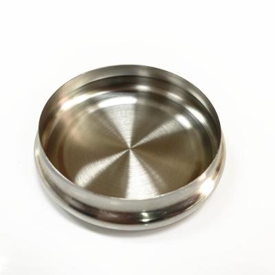 China Stainless steel cup cover stainless steel stamping and deep drawing processing 316 stainless steel food cans stamping and drawing processing for sale