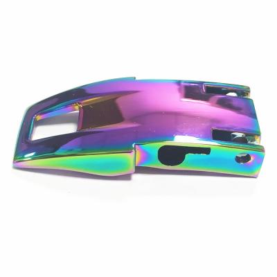 China The High End Mirror Vacuum Plating Aluminum Alloy Polishing Colored Zinc Alloy Belt Buckle Aluminum Die Casting Processing for sale