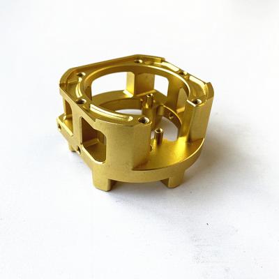 China Durable Aluminum Body 5 Axis Auto CNC Gold CNC Metal Machining Custom Machining Parts for sale