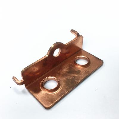 China New Hot Sale Aluminum Copper Machining Terminal Stamping Precision Copper Brass Bending Bracket for sale