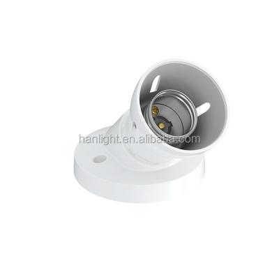 China Angled Screw BS 45 Batten Lamp Socket House Skirt for sale