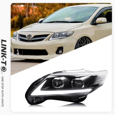 China LINK-TO 2011-2013 For Toyota Corolla Altis Head Leak LED Headlight Front Lamp Assembly With Daytime COROLLA Running Light Assembly for sale