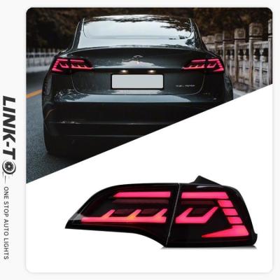 China LINK-TO Suitable For Tesla Model3 Taillight Modified Model LED Flame Turn Signal Model3 Y Taillight for sale