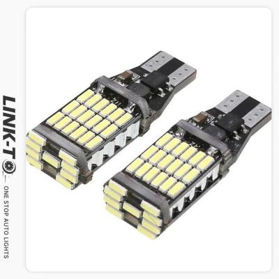 China Normal Bright LINK-TO T15-4014-45SMD-Canbus Led Clearance W16w Bulbs Canbus No Error Super Bright Reverse Lights Tail Light White for sale