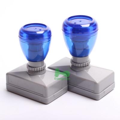 China Office customized pre inked flash stamps stamps come with 7mm foams for sale