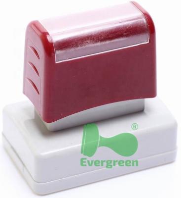 China Double Office Foam Pre Inked Stamp Multi Color Handle Flash Stamps F Series For Office Stamps for sale